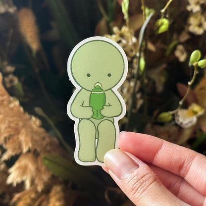 green guy owala sticker
