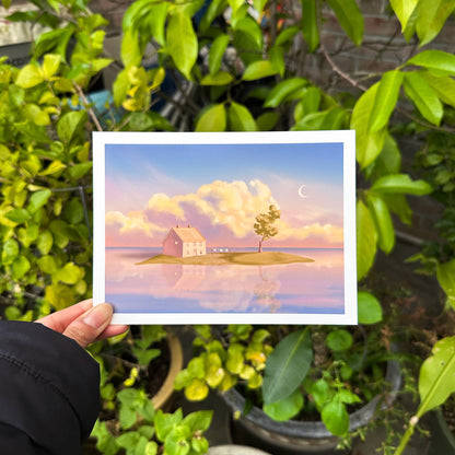 spirited island house print