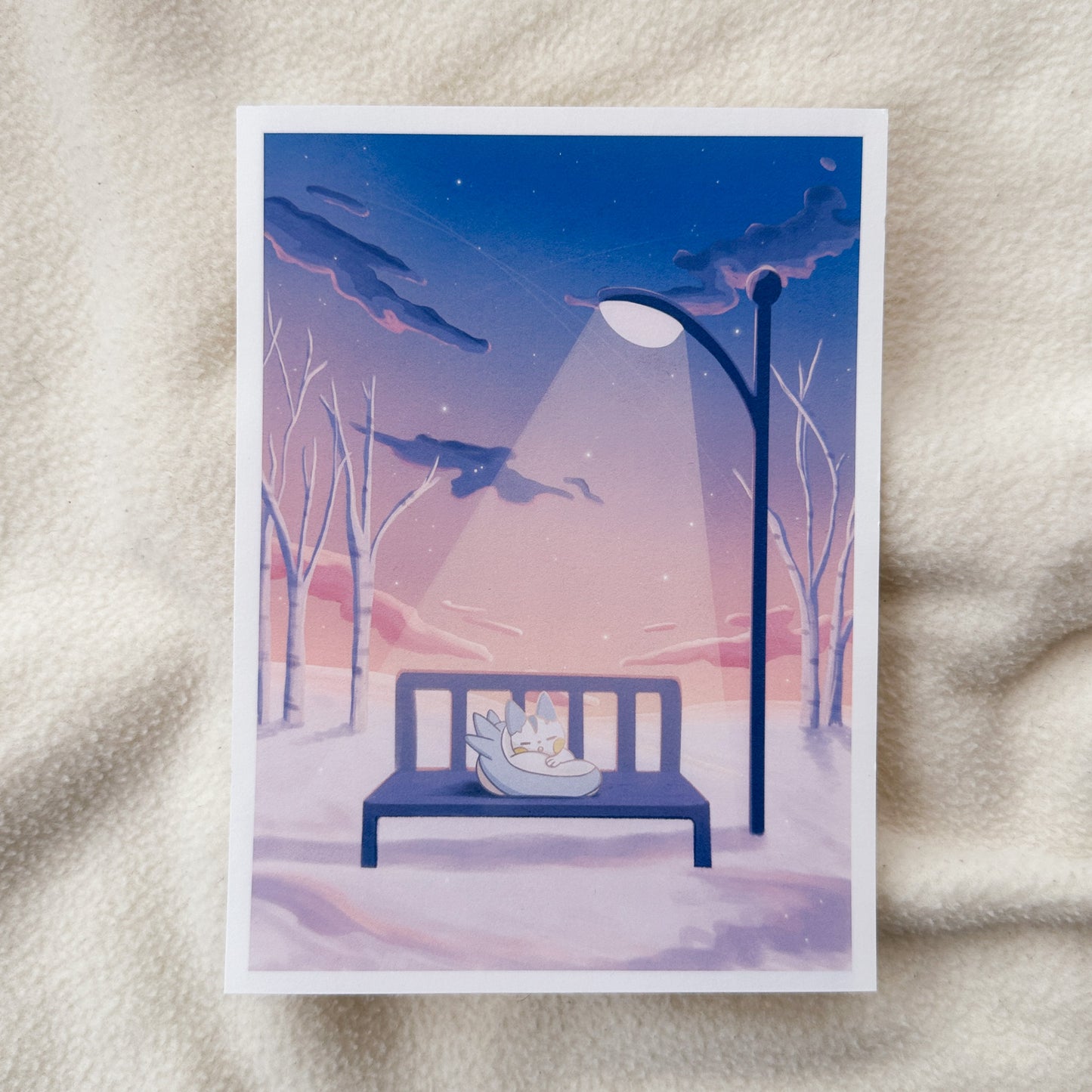 pachirisu's snow day print