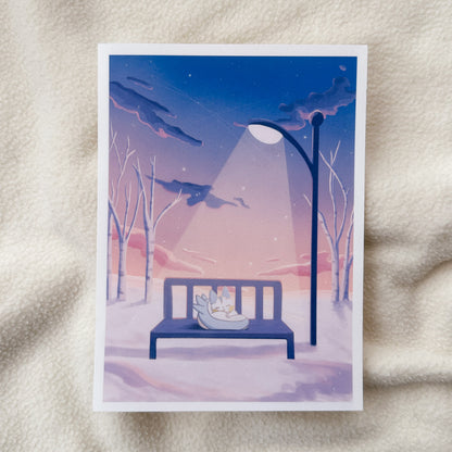 pachirisu's snow day print