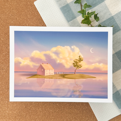 spirited island house print