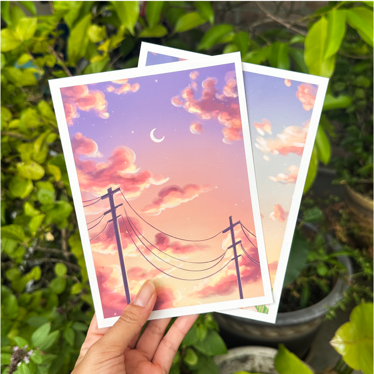pink skies print